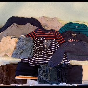 12-18 month boy clothing lot; 14 items